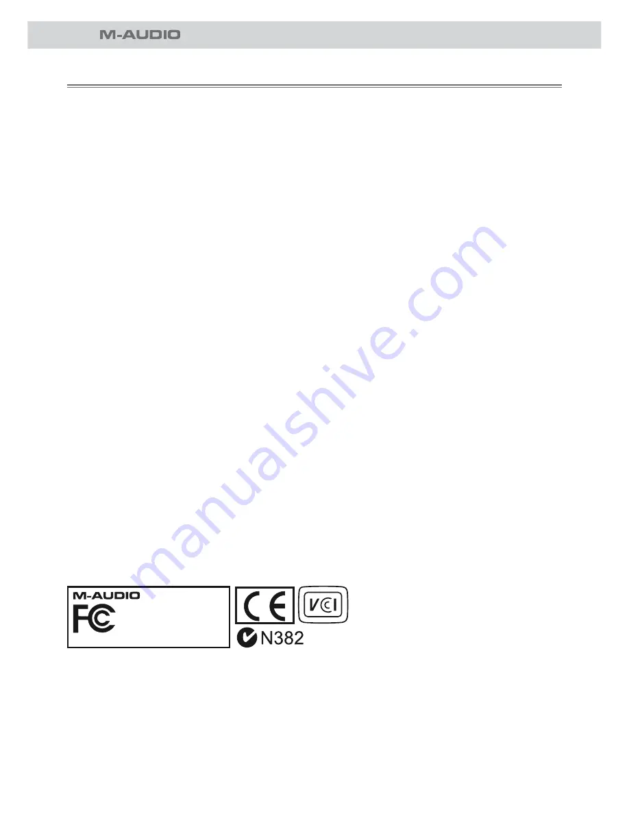 M-Audio eKeys User Manual Download Page 8