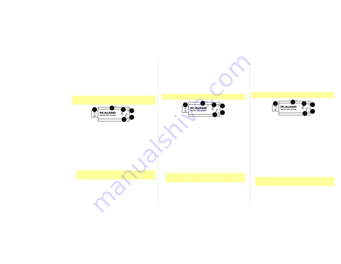 M-Audio MICRO DAC 24/192 Скачать руководство пользователя страница 2
