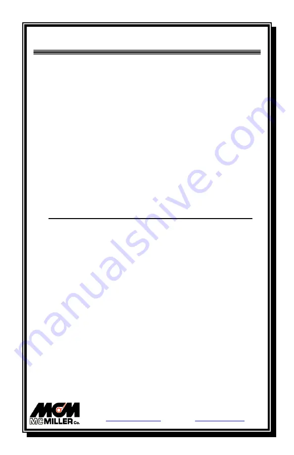 M.C. MILLER JR-2 Operating Manual Download Page 13