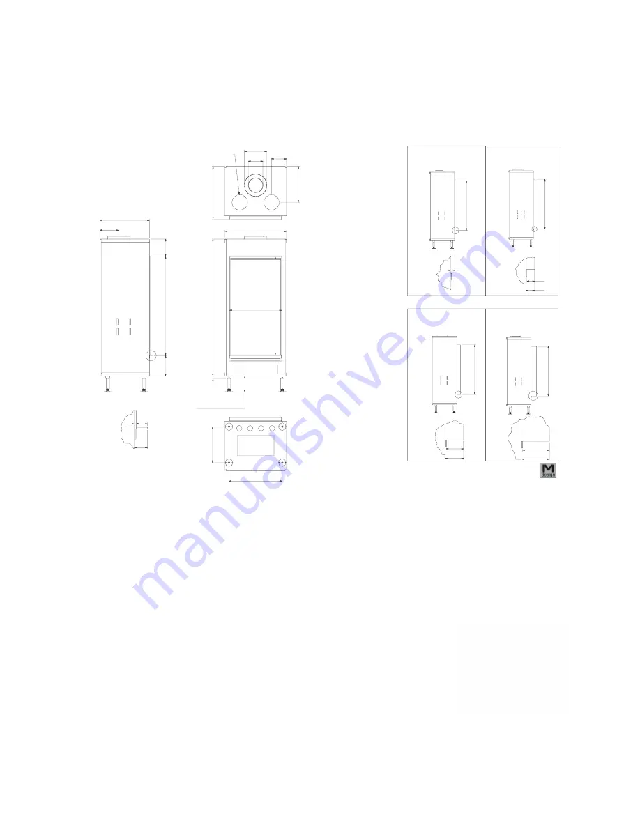 M Design DIAMOND Gas 550V Instructions For Installation And Use Manual Download Page 36