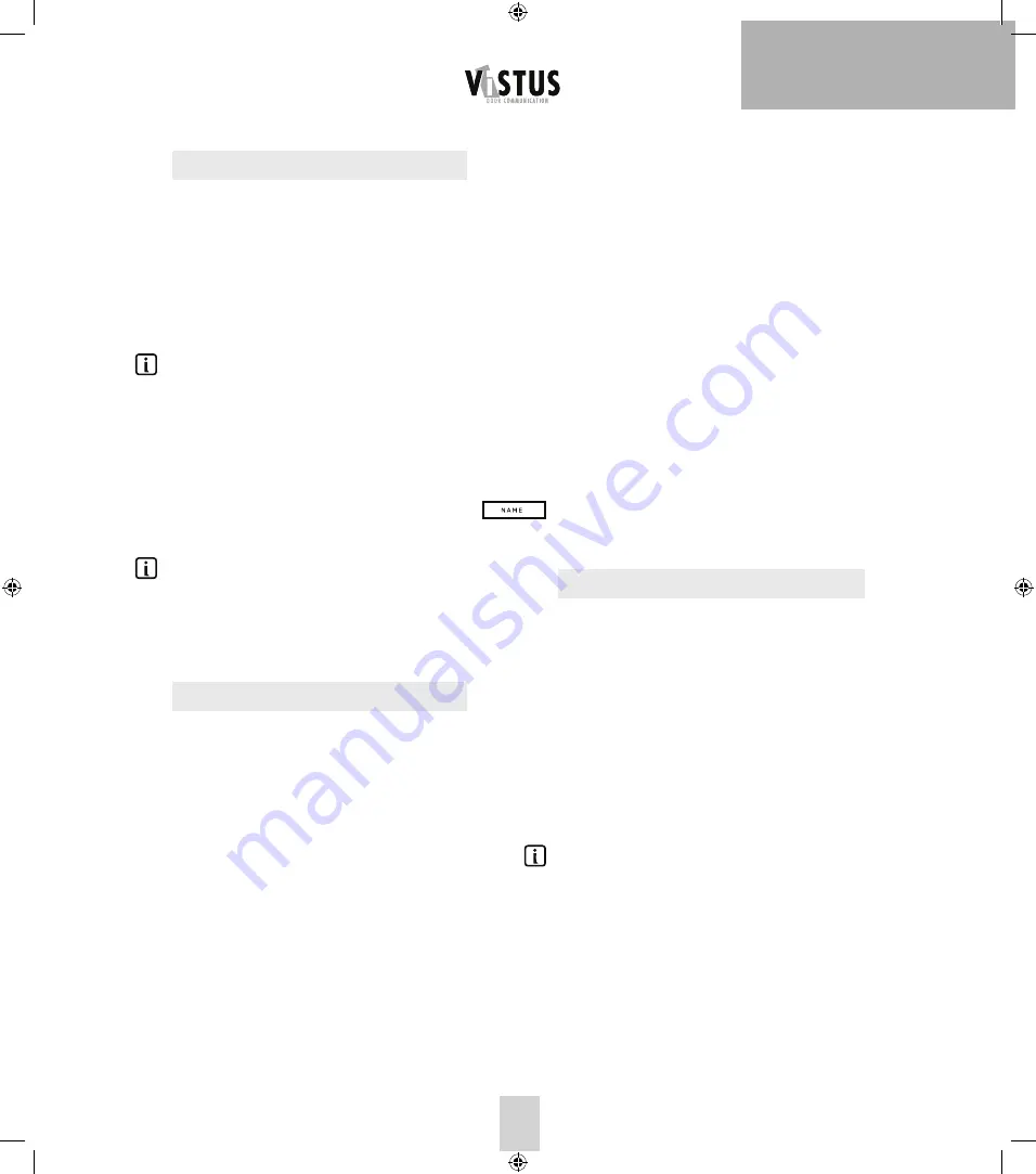 M-E VISTUS-VD Operating Instructions Manual Download Page 15