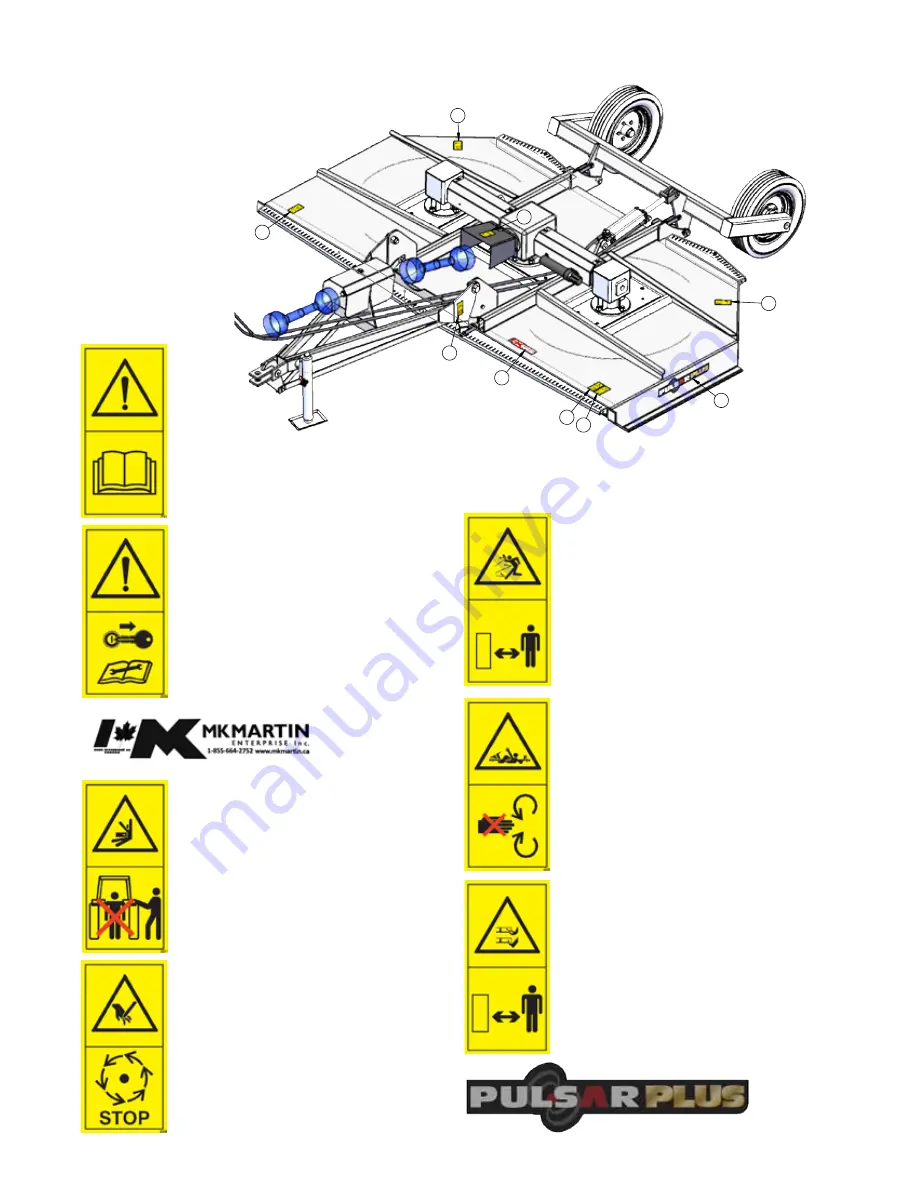 M K Martin Enterprise PULSAR 120 Operator And Parts Manual Download Page 9