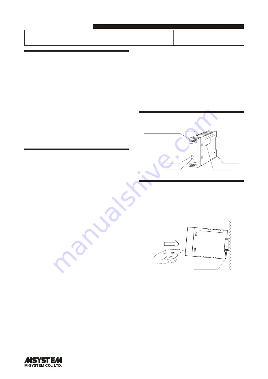 M-system F2VF Instruction Manual Download Page 1