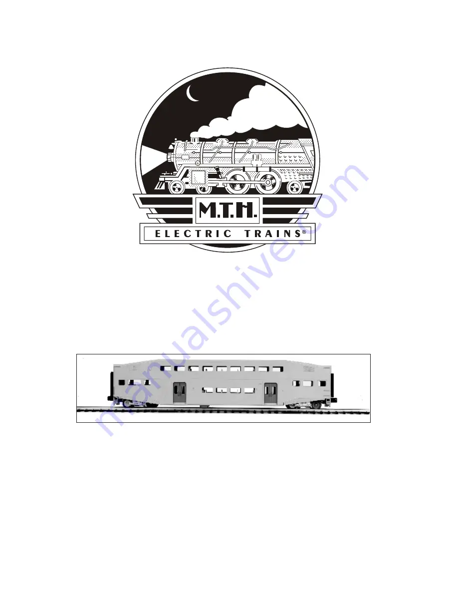 M.T.H. Premier Bombardier Operator'S Manual Download Page 1