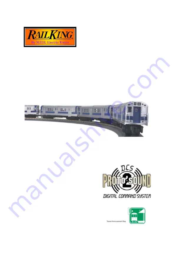 M.T.H. RailKing R-17 Subway Set Скачать руководство пользователя страница 1