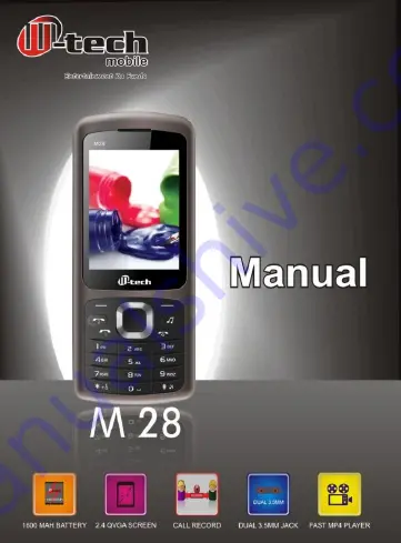 M-tech M 28 Manual Download Page 1