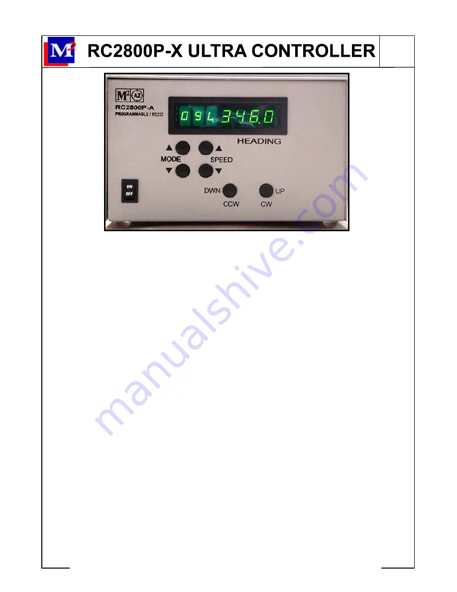 M2 Antenna Systems RC2800PX-AZ Скачать руководство пользователя страница 3