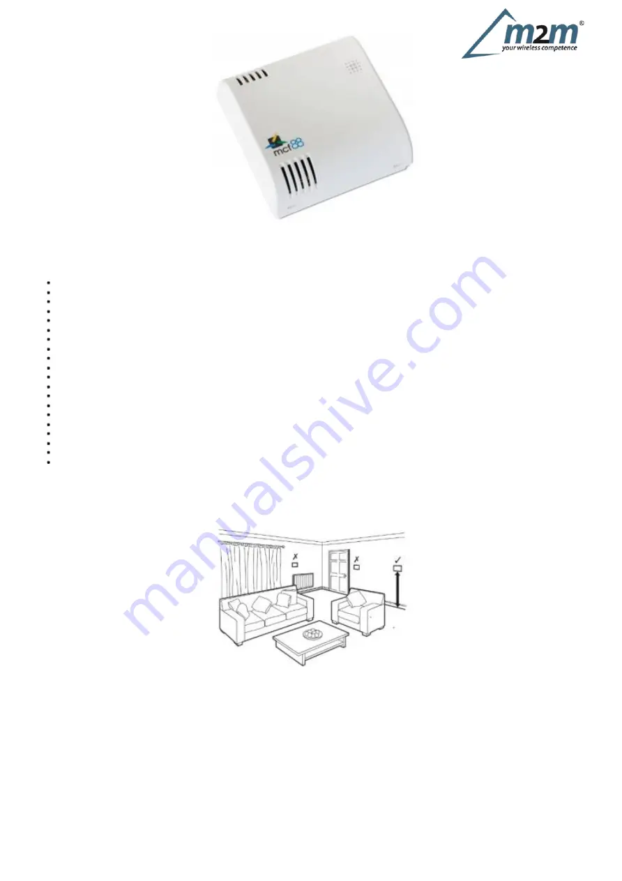 M2M MCF-LW12VOC Manual Download Page 2