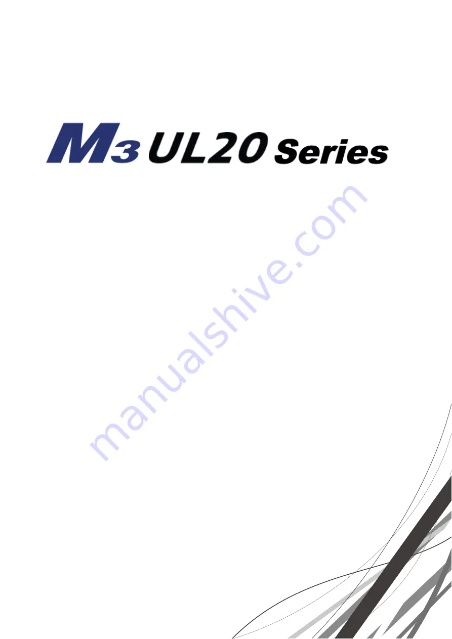 M3 UL20 Series User Manual Download Page 1