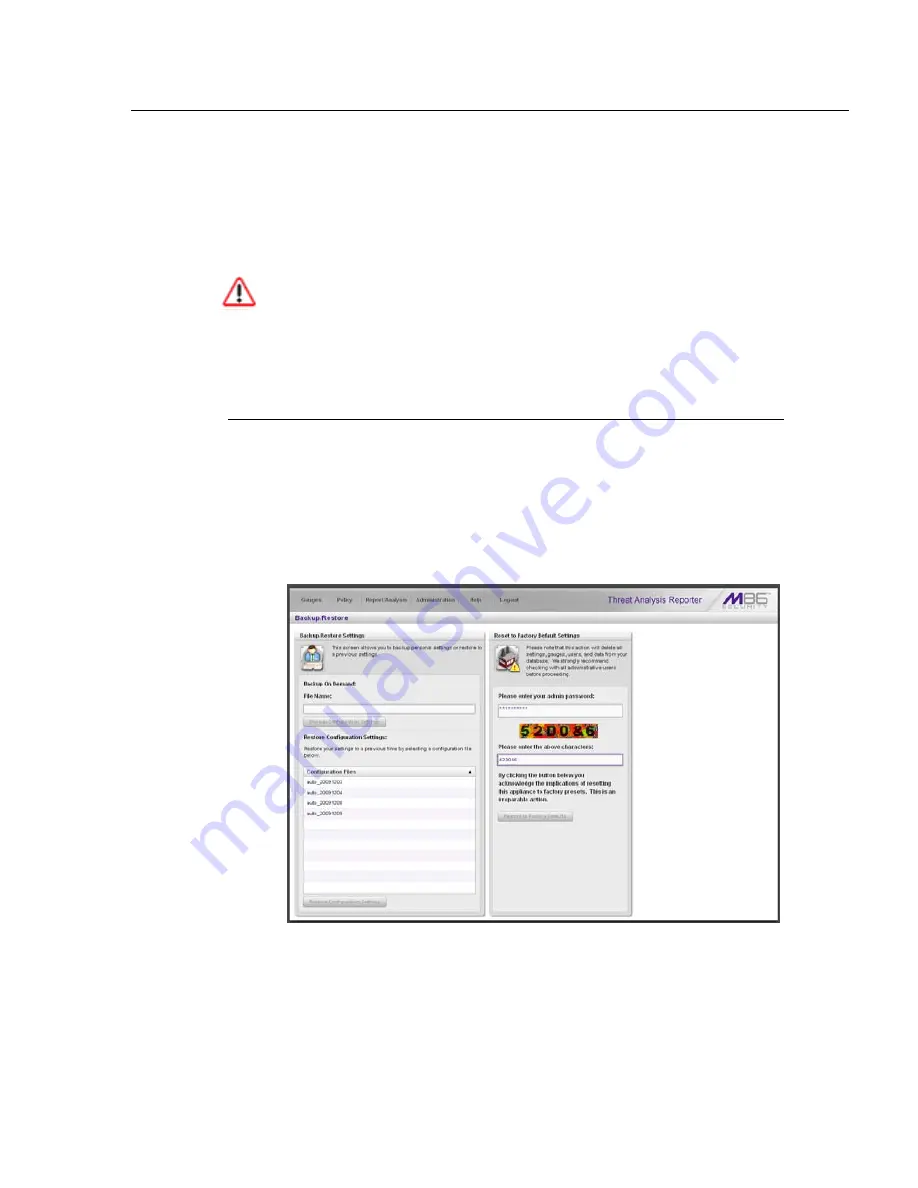 M86 Security Threat Analysis Reporter User Manual Download Page 141