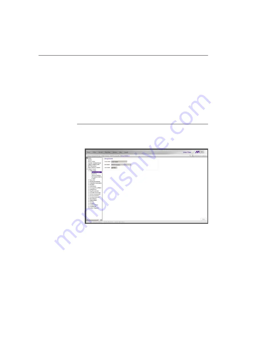 M86 Security Web Filter HL User Manual Download Page 326