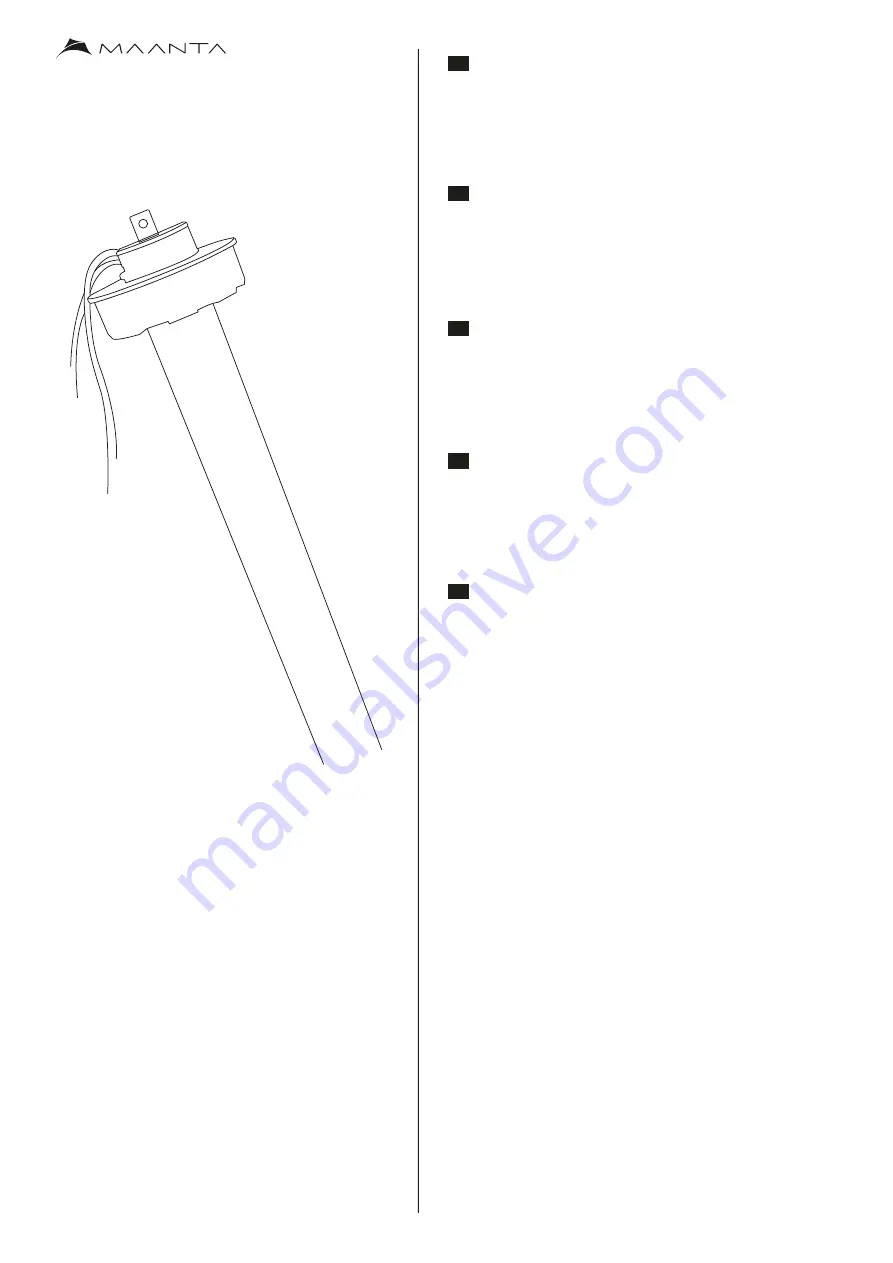 Maanta 400202002 Instructions And Warnings Download Page 1