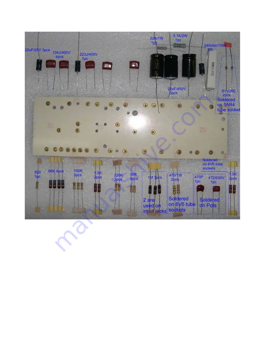 Mableaudio 5E3 Assembly Manual Download Page 2