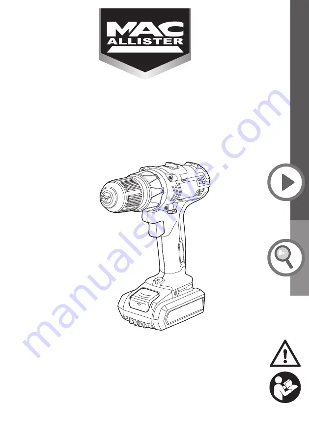 MacAllister MSCD18-Li-2 Скачать руководство пользователя страница 1