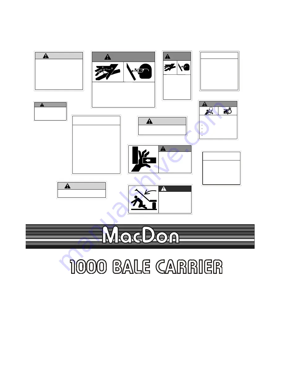 MacDon 1000 Operator'S & Parts Manual Download Page 55