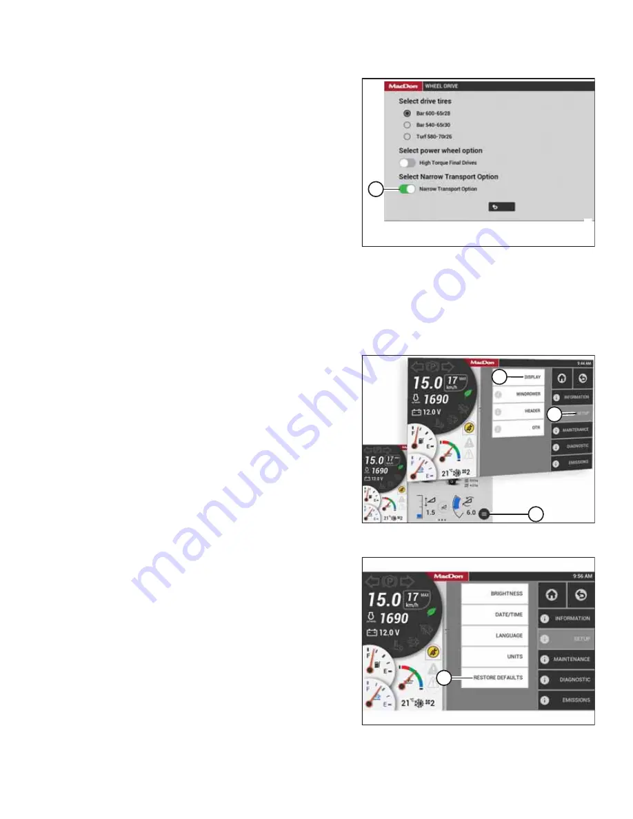 MacDon M2170NT Operator'S Manual Download Page 121