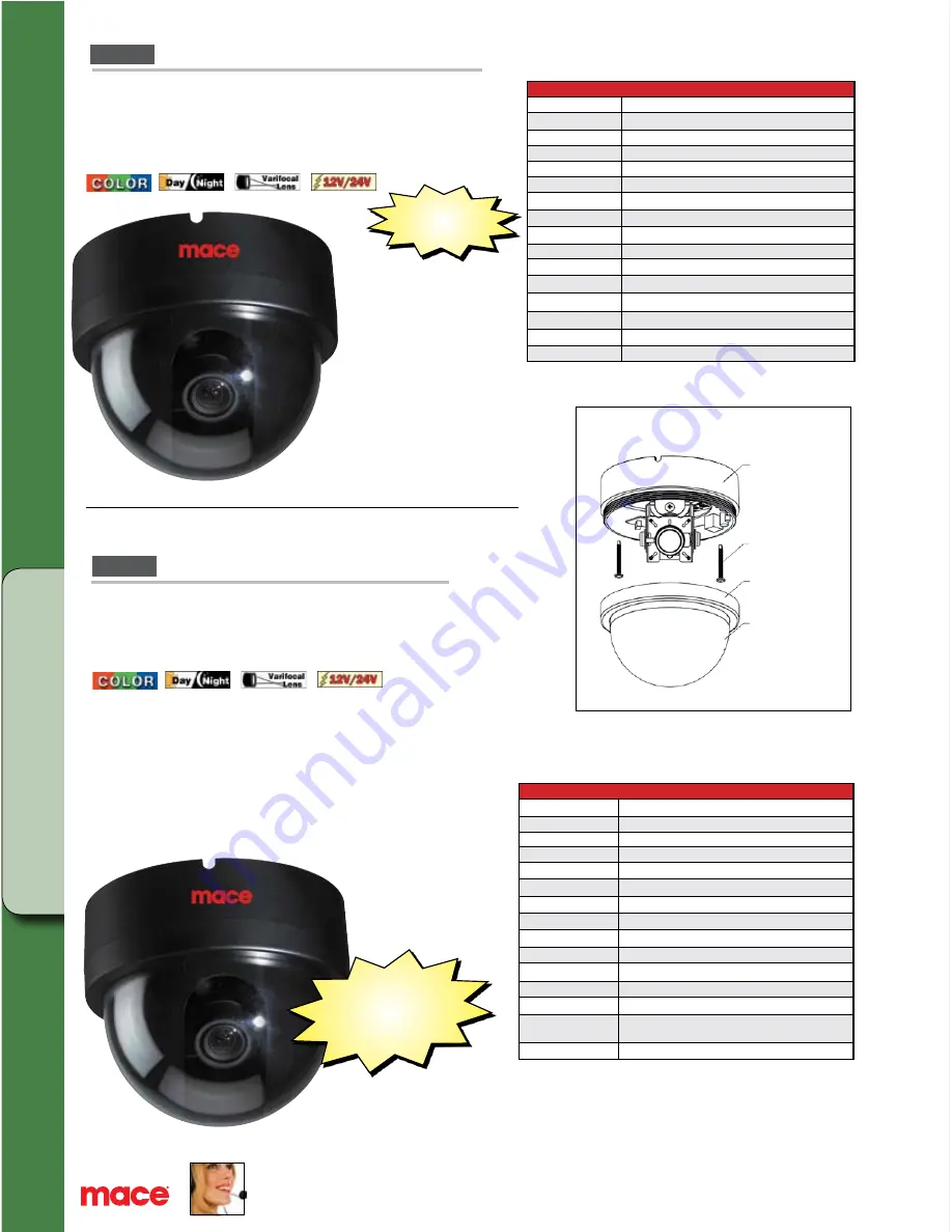 Mace CAM-50MH Скачать руководство пользователя страница 28