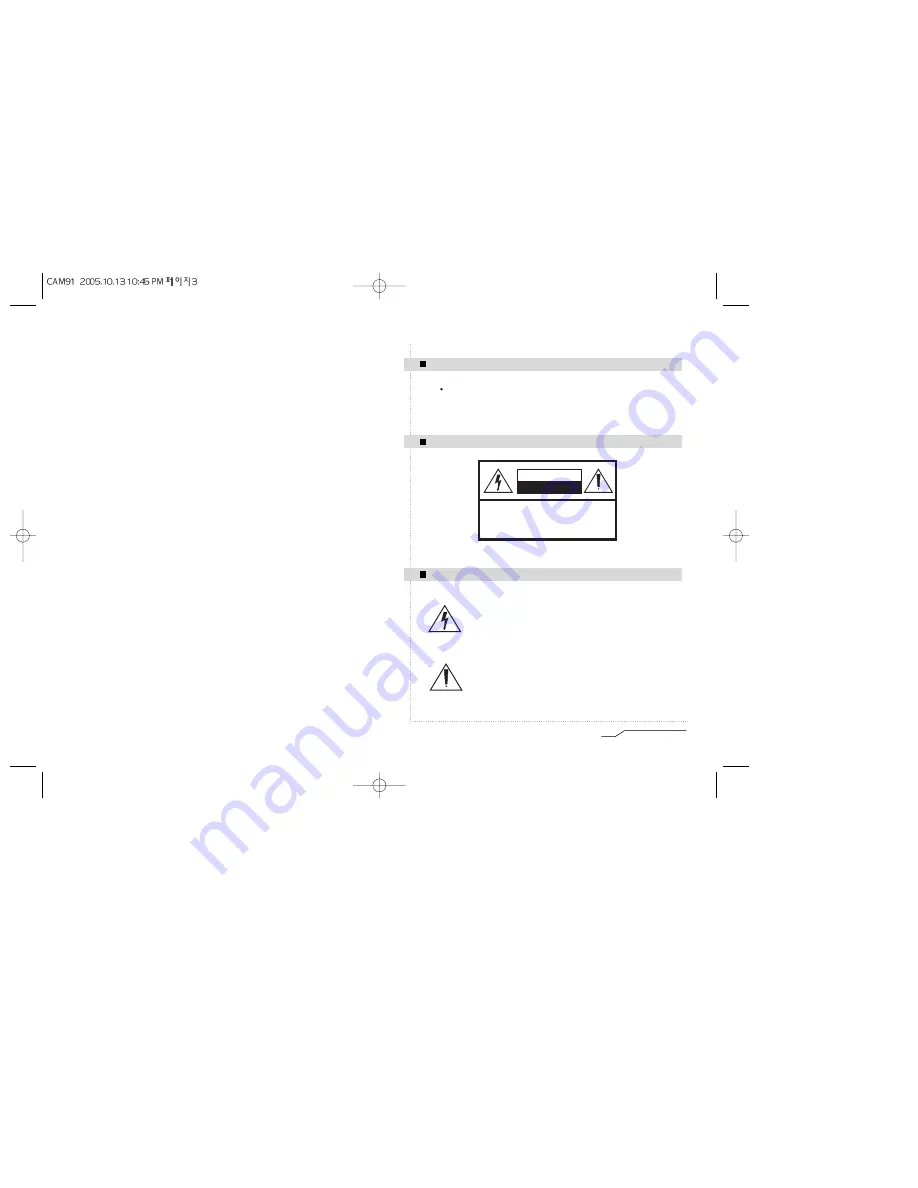 Mace CAM91 Instruction Manual Download Page 2