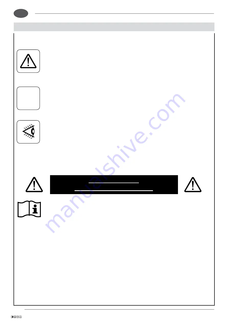 Mach 250sr Use And Maintenance Manual Download Page 3