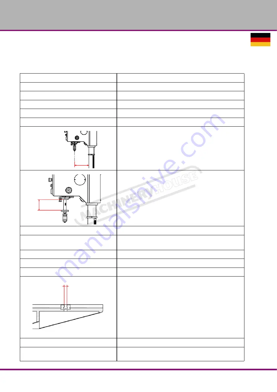 MachineryHouse HAFCO METALMASTER GHD-55G Operation Manual Download Page 19