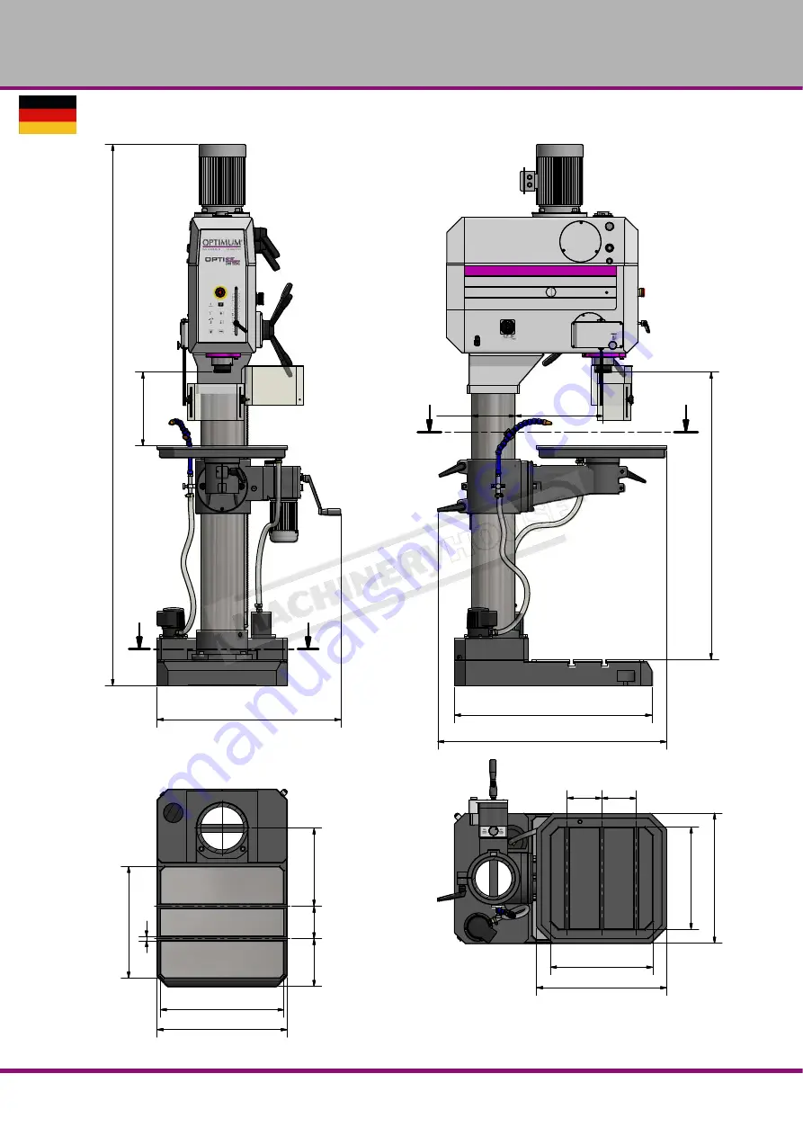 MachineryHouse HAFCO METALMASTER GHD-55G Operation Manual Download Page 22