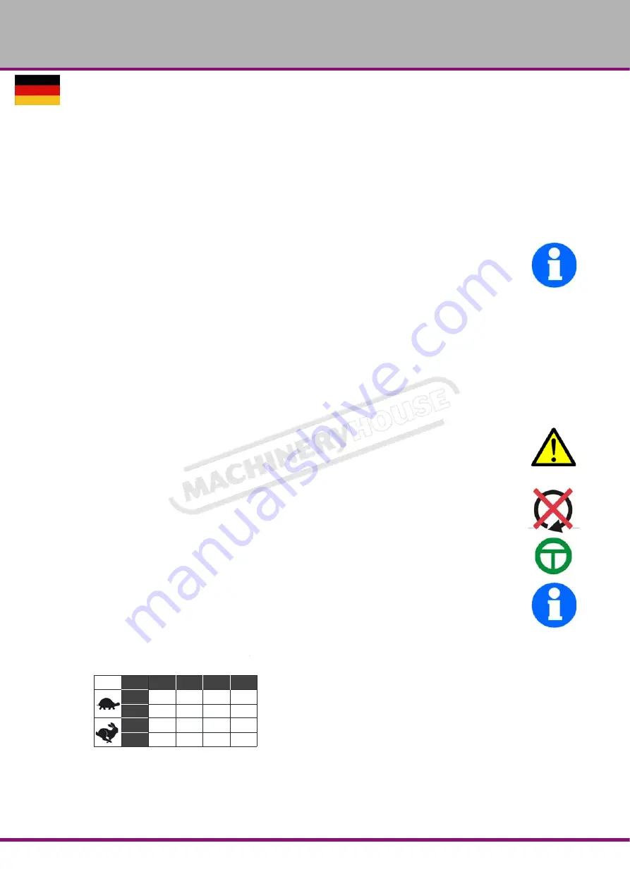 MachineryHouse HAFCO METALMASTER GHD-55G Operation Manual Download Page 32