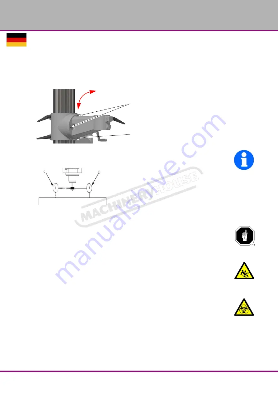 MachineryHouse HAFCO METALMASTER GHD-55G Operation Manual Download Page 36