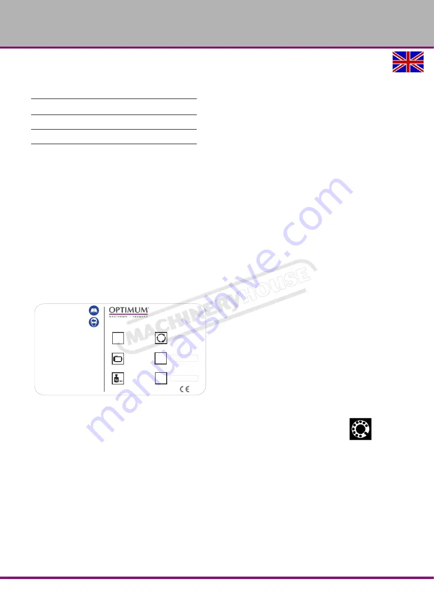 MachineryHouse HAFCO METALMASTER GHD-55G Operation Manual Download Page 59