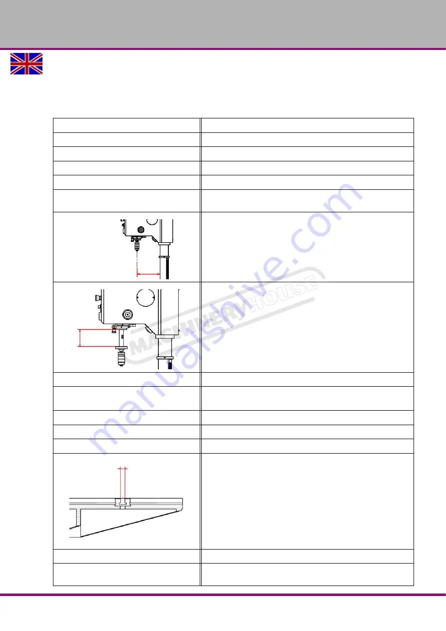 MachineryHouse HAFCO METALMASTER GHD-55G Operation Manual Download Page 70