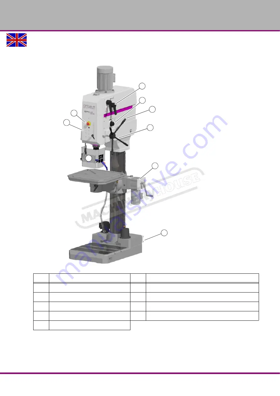 MachineryHouse HAFCO METALMASTER GHD-55G Operation Manual Download Page 80