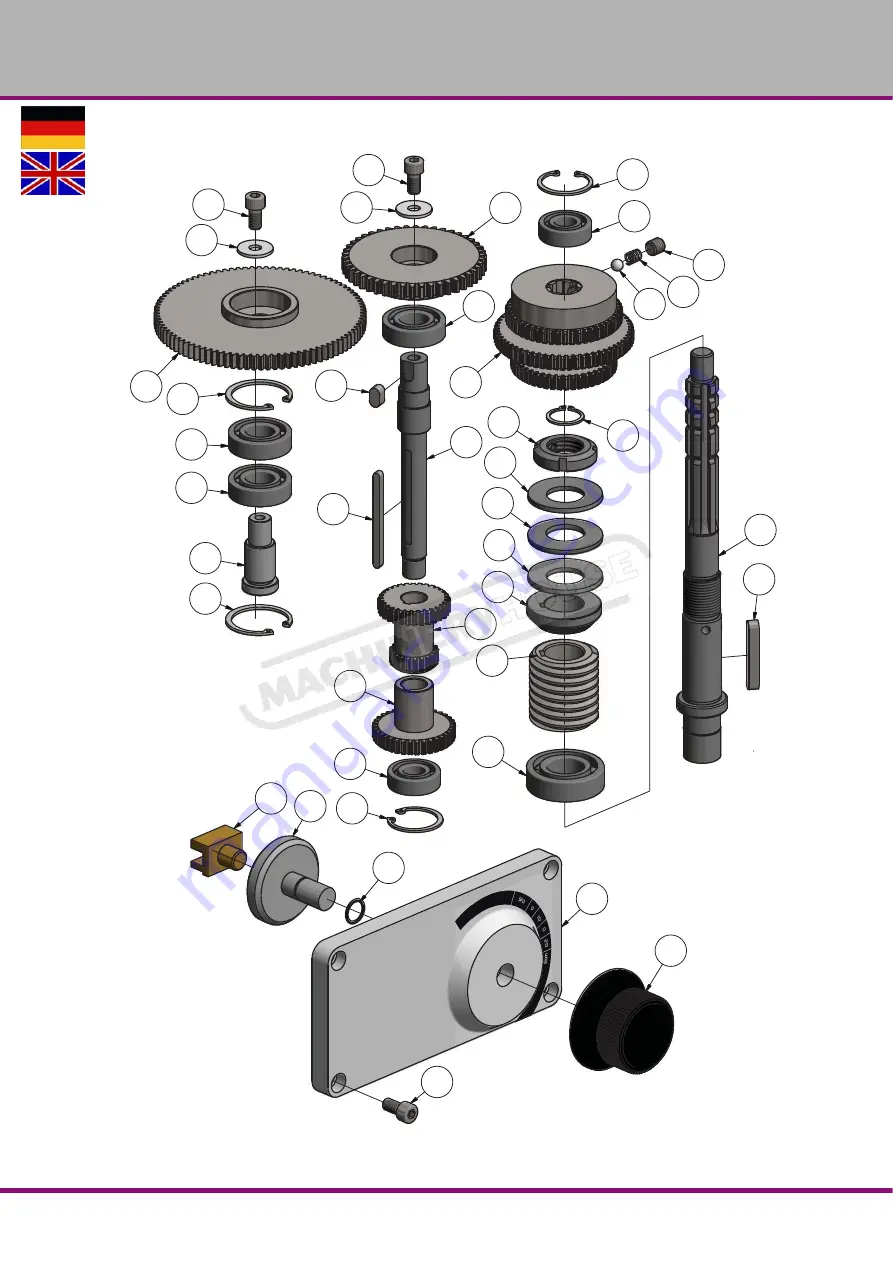 MachineryHouse HAFCO METALMASTER GHD-55G Operation Manual Download Page 110