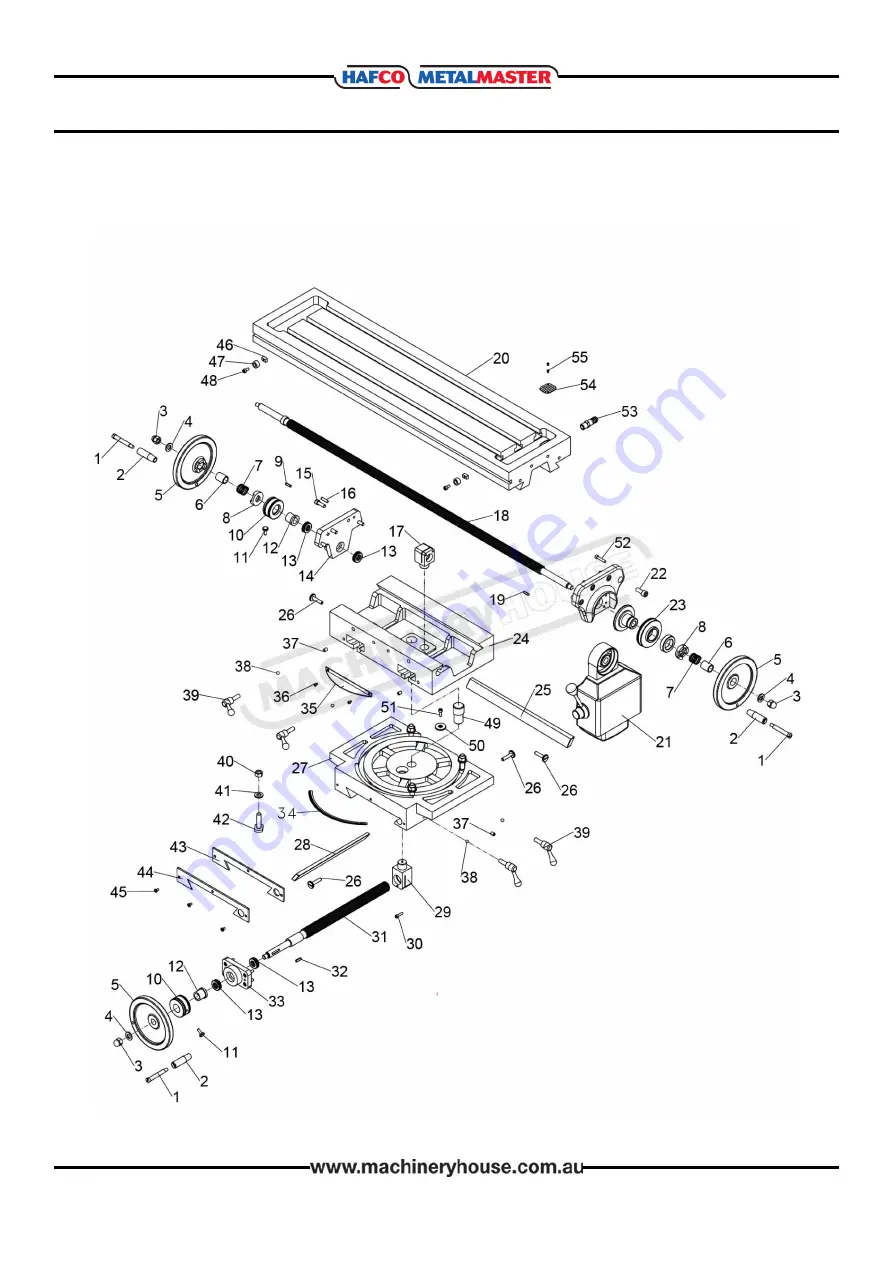 MachineryHouse Hafco MetalMaster HM-51B Скачать руководство пользователя страница 35