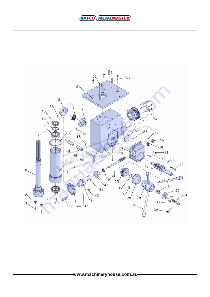 MachineryHouse Hafco MetalMaster HM-51B Скачать руководство пользователя страница 46