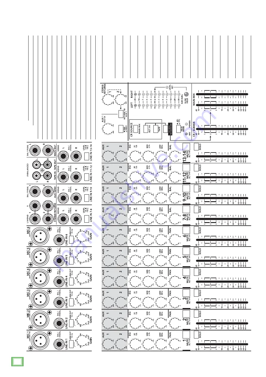 Mackie 1402VLZ4 Скачать руководство пользователя страница 26