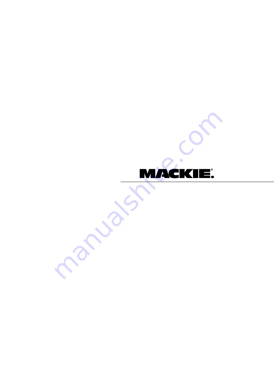 Mackie C4 Pro Quick Start Manual Download Page 12