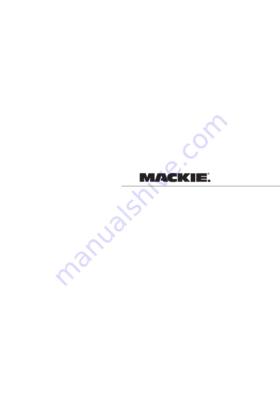 Mackie DJ Mixer Owner'S Manual Download Page 32