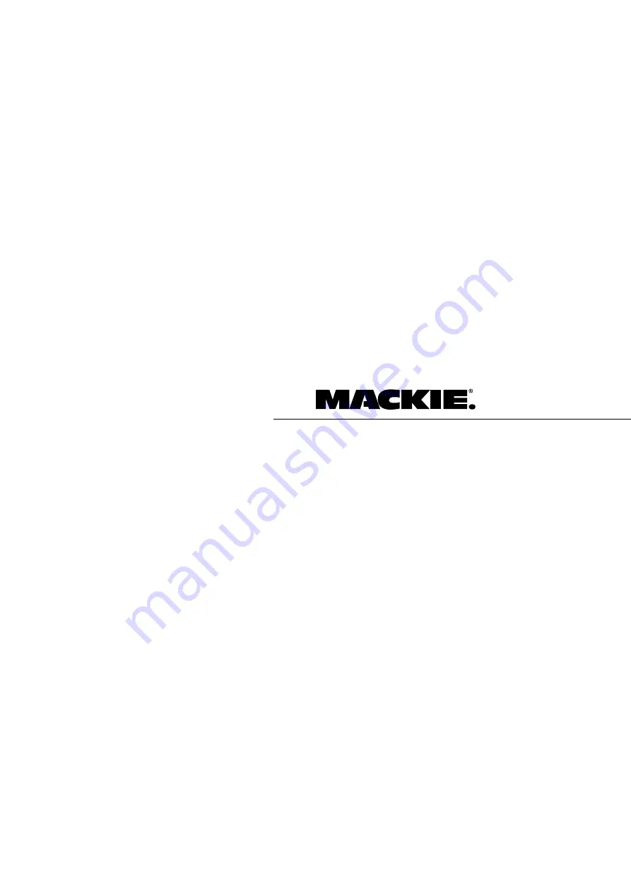 Mackie HD1531 Owner'S Manual Download Page 16