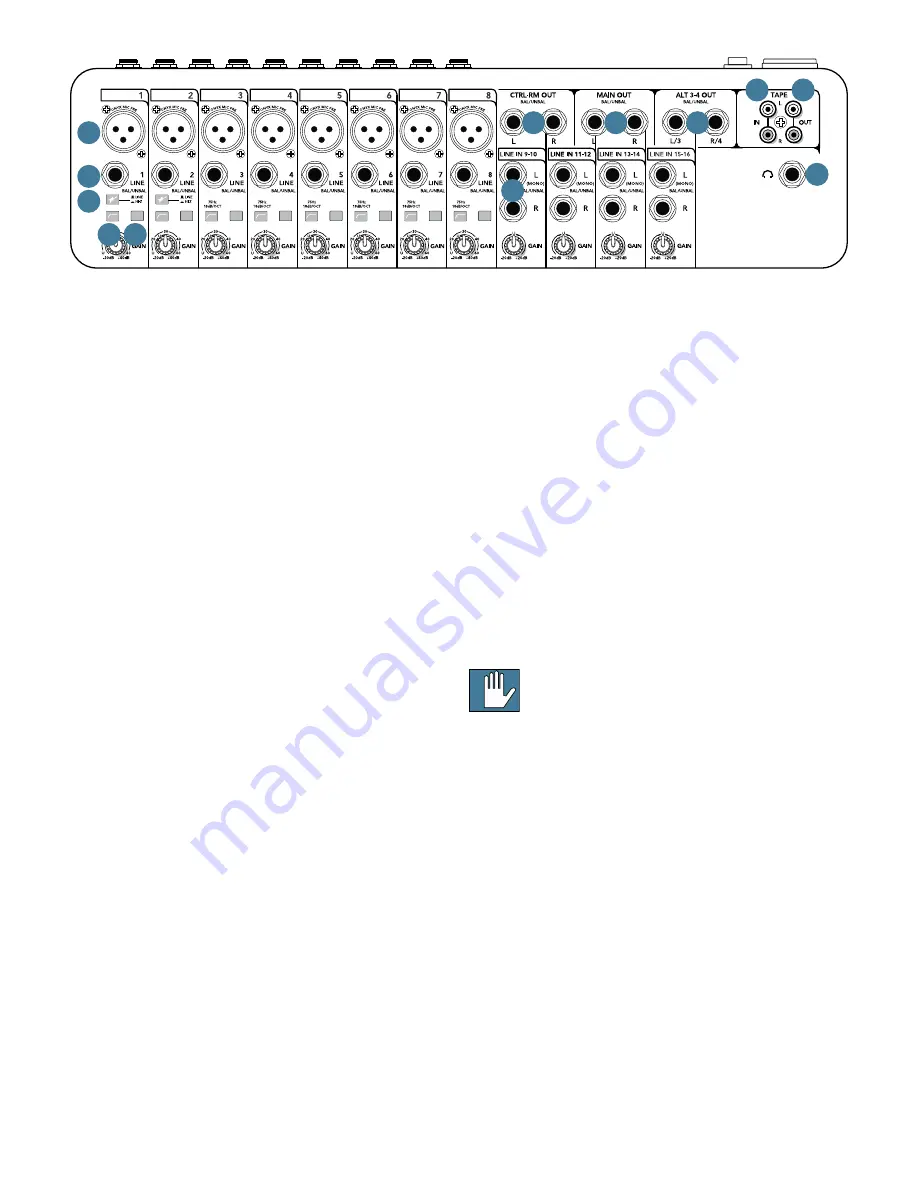 Mackie Onyx 1620i Bedienungshandbuch Download Page 12