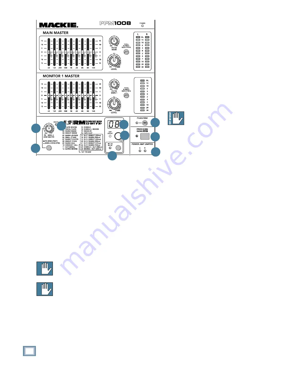 Mackie PPM1008 Mode D'Emploi Download Page 22