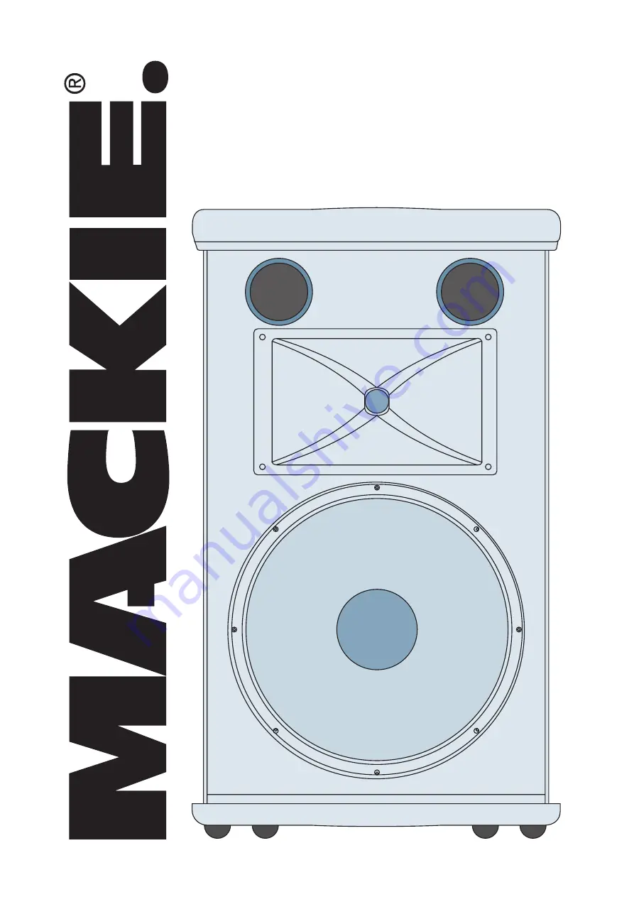 Mackie SR1521Z User Manual Download Page 1