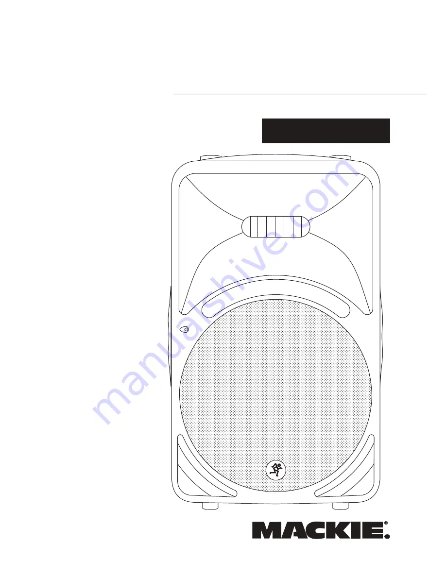 Mackie SRM450v2 Owner'S Manual Download Page 1