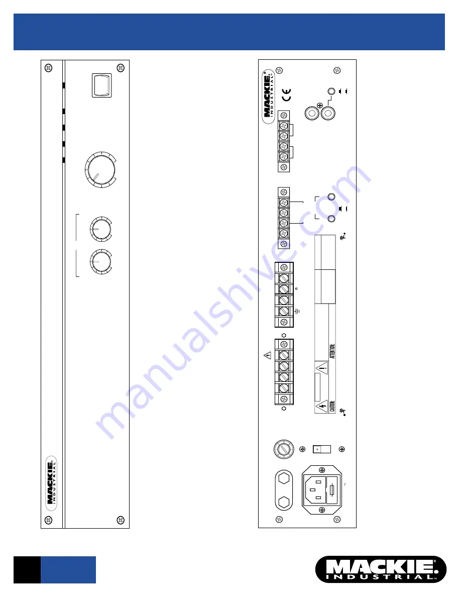 Mackie UP 4000 Series UP4161 Specifications Download Page 3