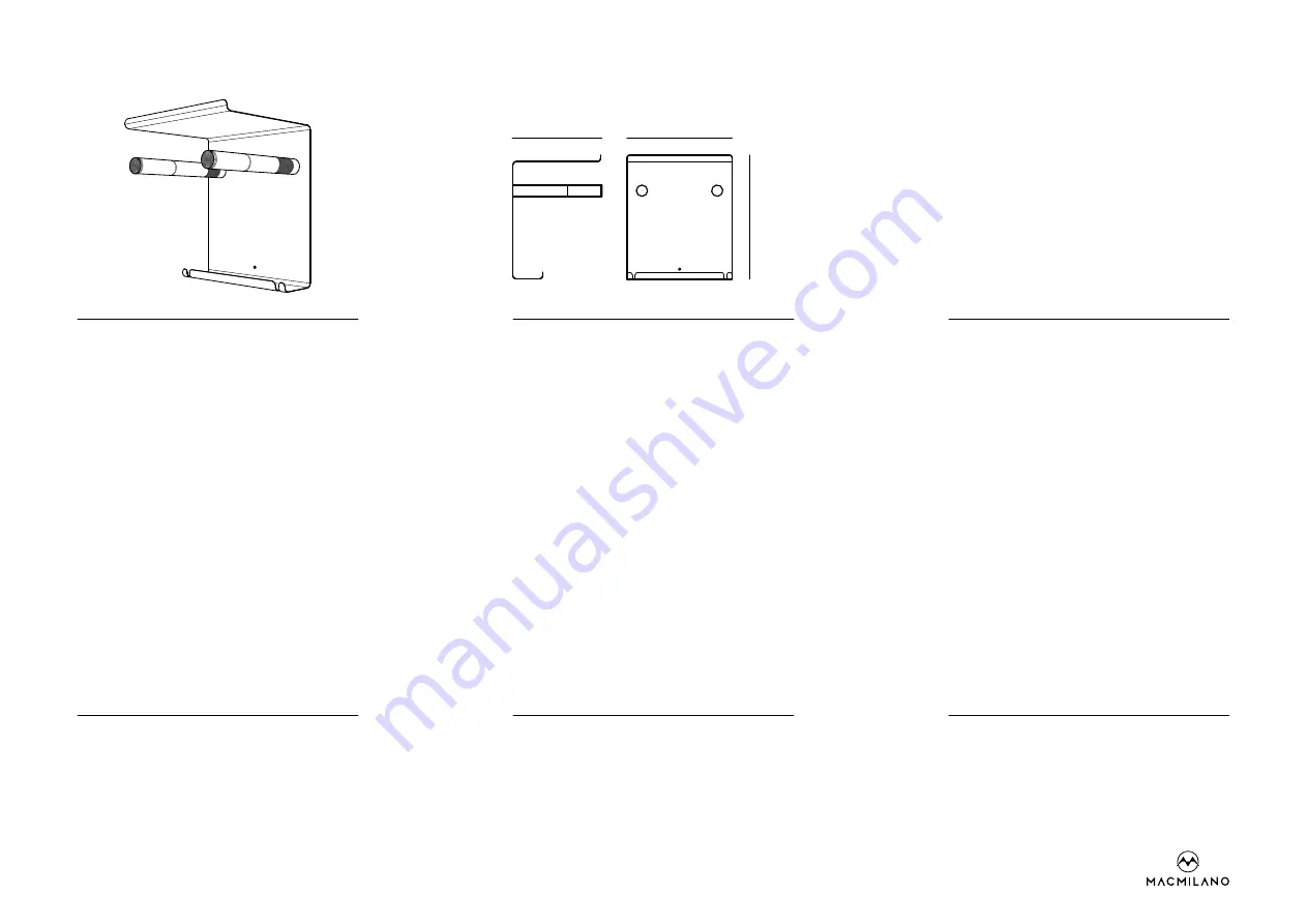 MACMILANO BLACK SHELVIO MCM022001 Series Manual Download Page 1