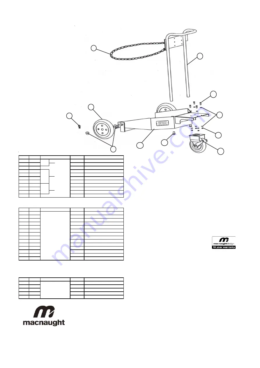 Macnaught TR205 Instruction Manual Download Page 4