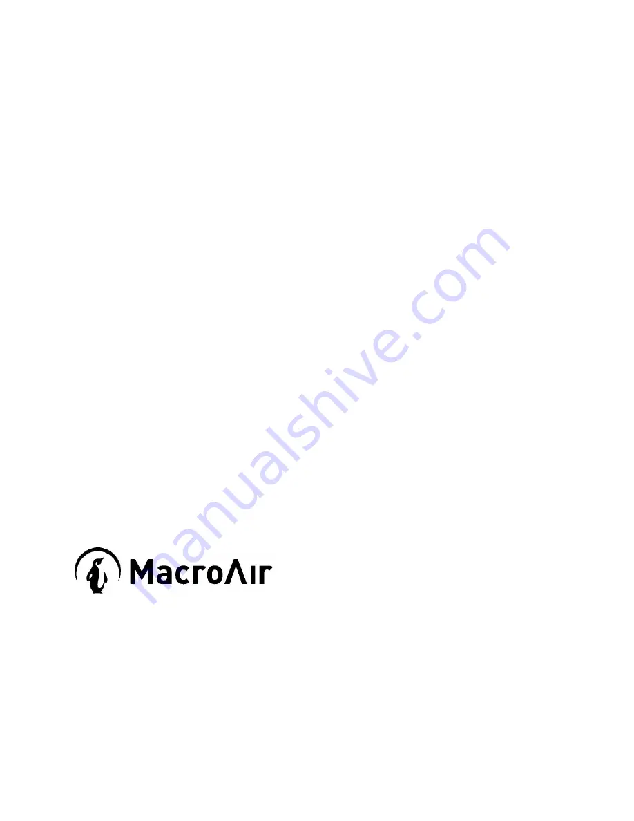 MacroAir Technologies Controller 30 Operation Manual Download Page 32