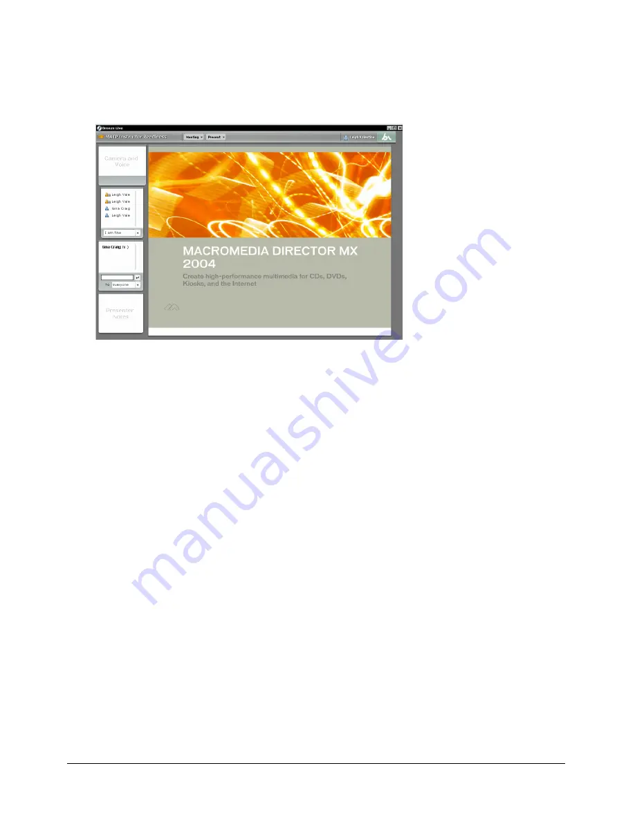 MACROMEDIA BREEZE-FOR MEETING PARTICIPANTS Manual Download Page 10