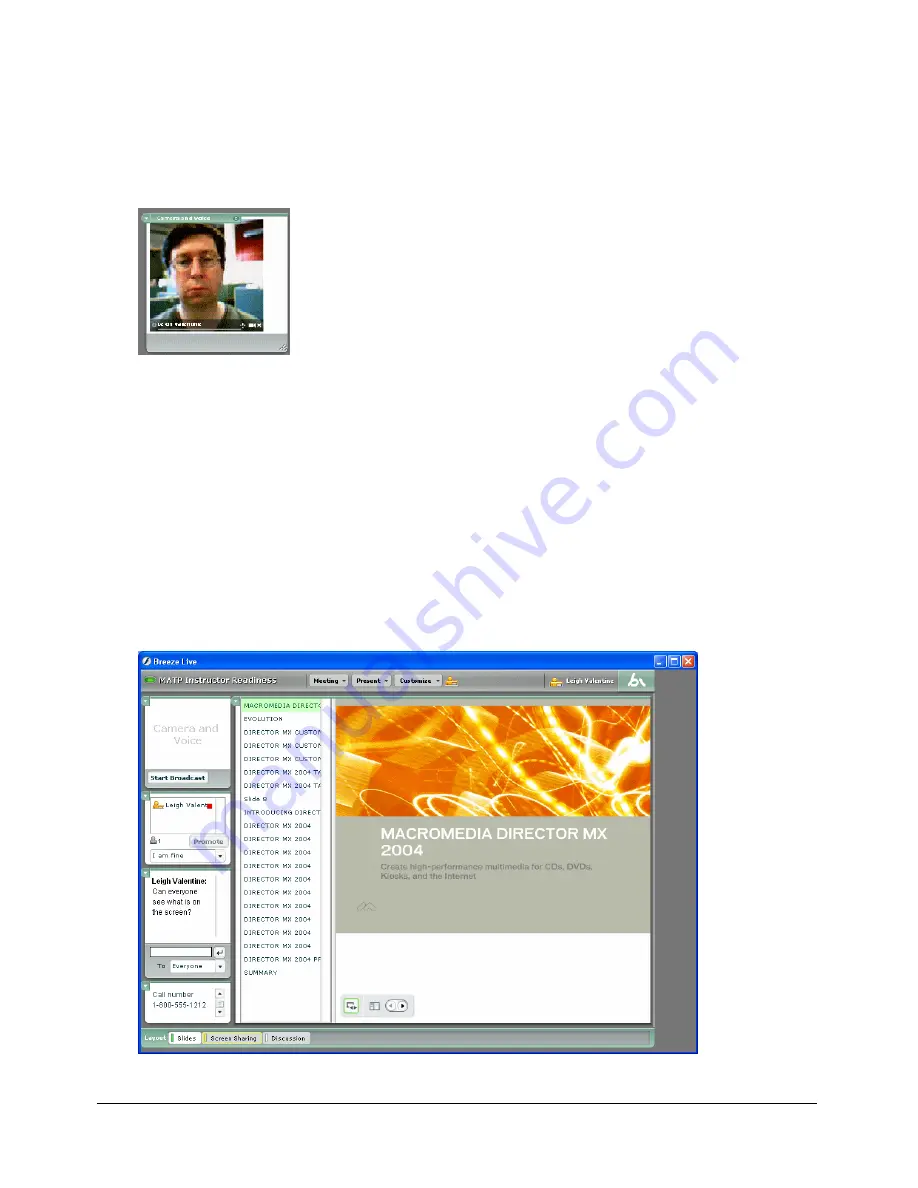 MACROMEDIA BREEZE-FOR MEETING PRESENTERS Manual Download Page 18