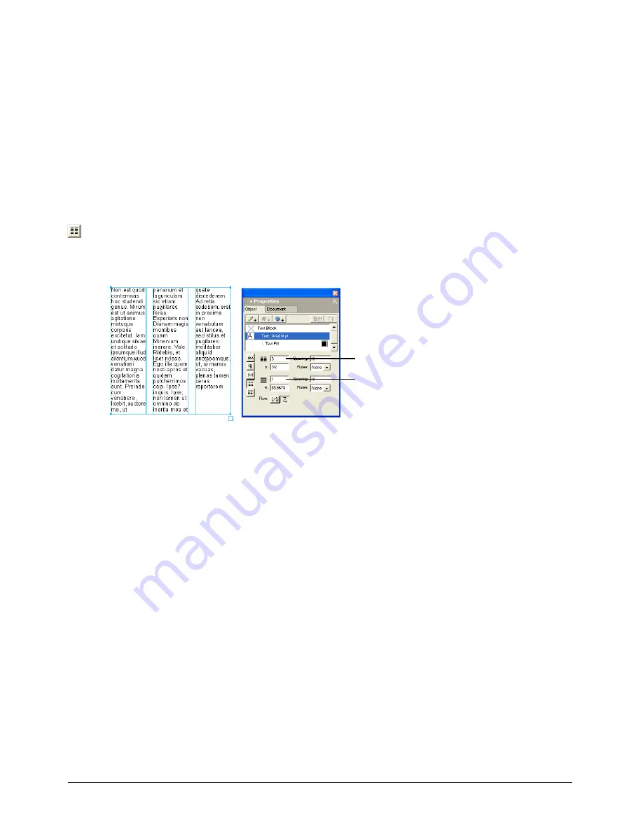 MACROMEDIA FREEHAND MX 11 Use Manual Download Page 271