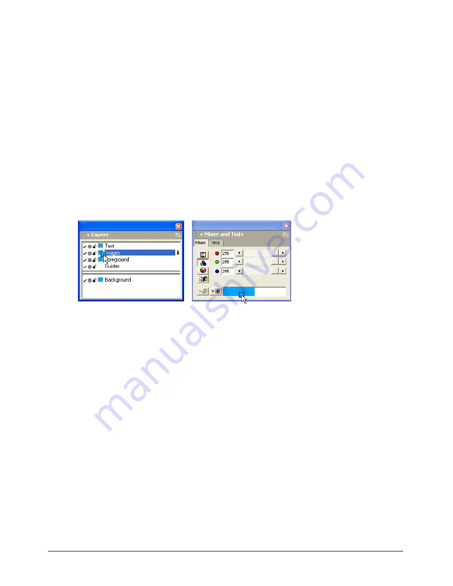 MACROMEDIA FREEHAND MX 11 Use Manual Download Page 296