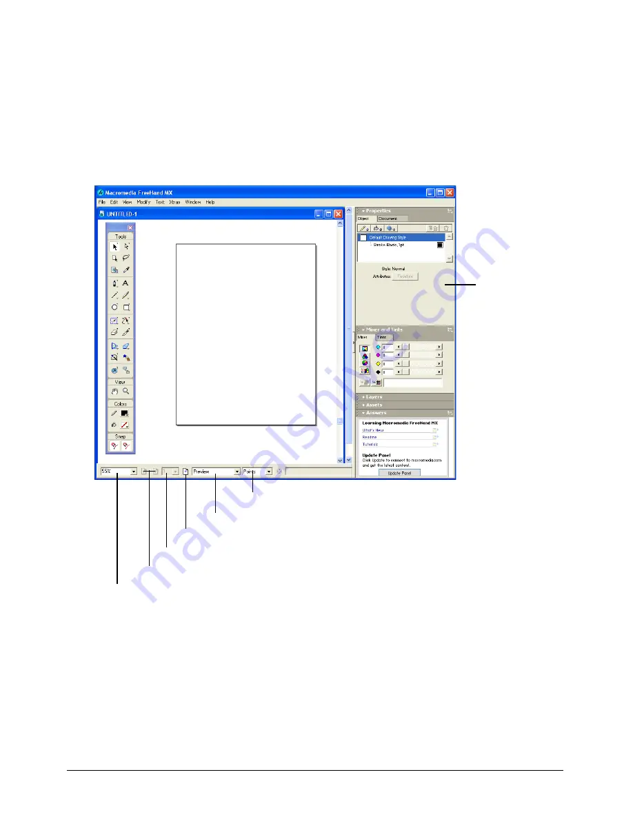 MACROMEDIA FreeHand MX Use Manual Download Page 14